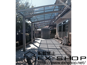 のカーポート カーブポートシグマIII 縦連棟 積雪〜20cm対応 施工例