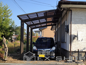 のカーポート レグナスポートシグマIII 3000 積雪〜100cm対応 施工例