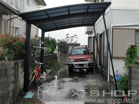 のカーポート カーブポートシグマIII 耐風圧強度仕様 積雪〜30cm対応 施工例