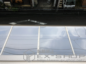 のバルコニー・ベランダ屋根 ライザーテラスII F型 屋根タイプ 単体 積雪〜20cm対応 施工例