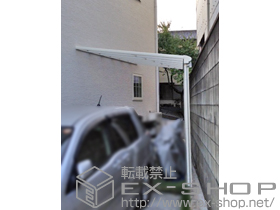 のテラス屋根 ヴェクターテラス F型 テラスタイプ 単体 積雪〜20cm対応＋現地加工用バー材・部材 施工例