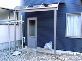 のテラス屋根 ライザーテラスII R型 3000 テラスタイプ 単体 積雪〜100cm対応 施工例