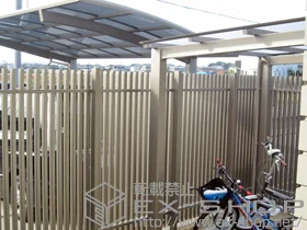 LIXIL ���N�V��(TOEX)�̃t�F���X�E��E�� �v���O�R�[�g�t�F���XF1�^ �t���[�|�[���^�C�v �{�H��