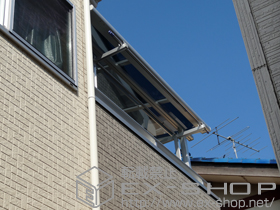 のバルコニー・ベランダ屋根 ライザーテラスII F型 屋根タイプ 単体 積雪〜20cm対応 施工例