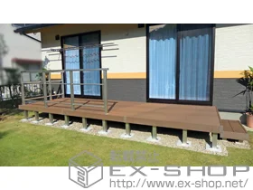 YKKAP�̃E�b�h�f�b�L ���E�b�h�f�b�L 200�{�Ɨ��� ���E�b�h�X�e�b�v 2�^�{�V���v�����_���f�b�L�t�F���X 2�^�i���i�q2�{�^�C�v�j �{�H��
