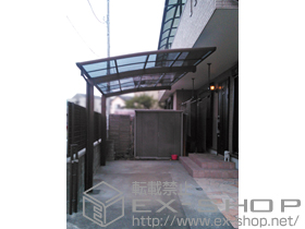 のカーポート プレシオスポート 積雪〜20cm対応＋着脱式サポート（2本入り） 施工例