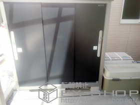 の物置・屋外倉庫 エスモ 一般型 (ESD-1507EGL) 施工例