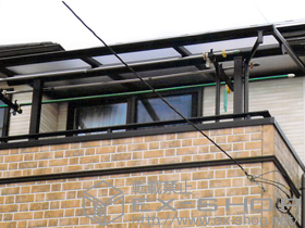 のテラス屋根 プレシオステラス F型 屋根タイプ 単体 積雪〜20cm対応 施工例