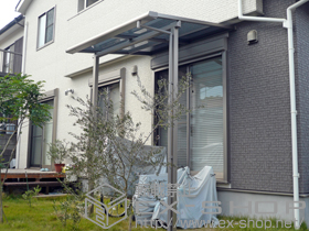 のテラス屋根 ライザーテラスII F型 テラスタイプ 単体 積雪〜20cm対応 施工例