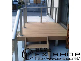 YKKAP�̃E�b�h�f�b�L ���E�b�h�f�b�L 200�{���E�b�h�X�e�b�v5�^ �VS�^�C�v(2�i)�{�V���v�����_���f�b�L�t�F���X1�^���}�؂̂݃^�C�v���{�X�e�b�v�⏕�p�t�F���X �{�H��