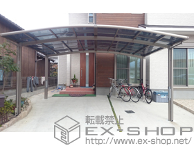 のカーポート カーブポートシグマIII ワイド 積雪〜20cm対応 施工例