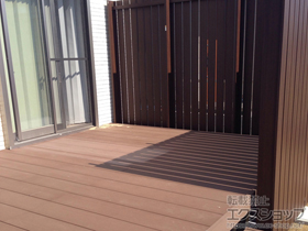 のフェンス・柵 リレーリア フェンス4N型 メーターモジュール 間仕切り柱仕様 施工例