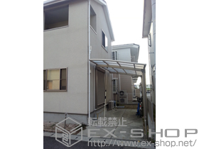 のカーポート カーブポートシグマIII 積雪〜20cm対応＋収納式物干し　(2本入り) 施工例