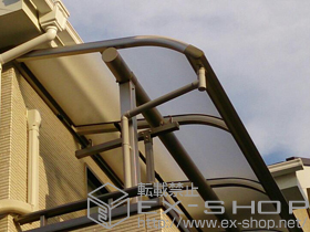 のバルコニー・ベランダ屋根 ヴェクターテラス R型 テラスタイプ 単体 積雪〜20cm対応 施工例