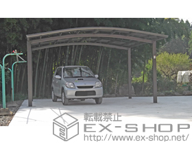 のカーポート カーブポートシグマIII ワイド 積雪〜20cm対応 施工例