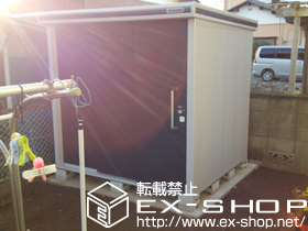 の物置・屋外倉庫 エルモ 一般型(LMD-2218) 施工例