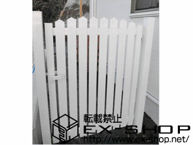 の門扉 レスティン門扉 13型 片開き　門柱使用 施工例