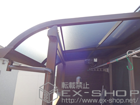 のバルコニー・ベランダ屋根 ライザーテラスII R型 屋根タイプ 単体 積雪〜20cm対応 施工例