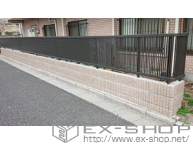 のフェンス・柵 ライシスフェンス2型 フリーポールタイプ 施工例