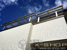 のバルコニー・ベランダ屋根 ヴェクターテラス F型 屋根タイプ 単体 積雪〜20cm対応 施工例