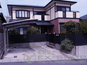 のカーポート カーブポートシグマIII 積雪〜20cm対応 施工例