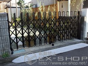 のカーゲート トリップゲート RC型 ノンレール 片開き 32S 施工例