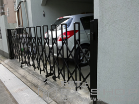 のカーゲート トリップゲート RB型 ノンレール 片開き 41S 施工例