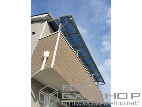 のテラス屋根 プレシオステラス R型 屋根タイプ 連棟 積雪〜20cm対応 施工例