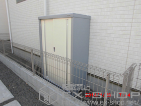 の物置・屋外倉庫 シンプリー 一般型(MJN-115DP FW) 施工例