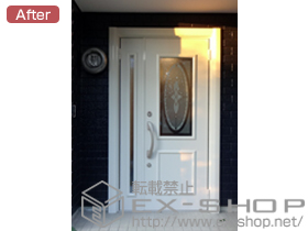 の玄関ドア リシェント断熱仕様 22親子R C3型 施工例