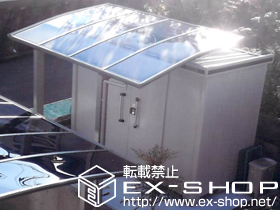 のサイクルポート・駐輪場 レイナポートグランミニ 積雪〜20cm対応 施工例