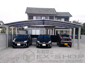 のカーポート レイナトリプルポートグラン　積雪〜20cm対応 施工例