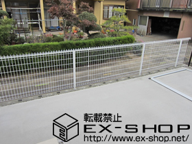 のフェンス・柵 メッシュフェンス G10-R 施工例