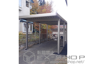 のカーポート テリオスポートIII 3000 奥行延長 角柱6本仕様 積雪〜100cm対応 施工例