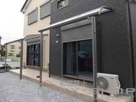 のテラス屋根 パワーアルファ RB型 テラスタイプ 単体 積雪〜30cm対応 施工例