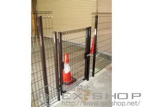 の門扉 イーネット門扉1型 片開き　門柱使用 施工例