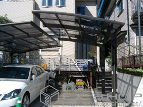 のカーポート カーブポートシグマIII 積雪〜20cm対応 施工例