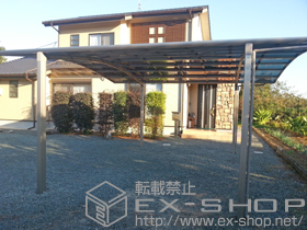 のカーポート カーブポートシグマIII ワイド 積雪〜20cm対応 施工例