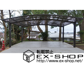 のカーポート カーブポートシグマIII ワイド 積雪〜20cm対応 施工例