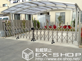 のカーポート プレシオスポート ワイド 積雪〜20cm対応 施工例