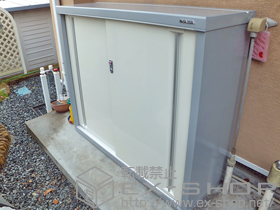 の物置・屋外倉庫 シンプリー 一般型(MJN-155C FW) 施工例