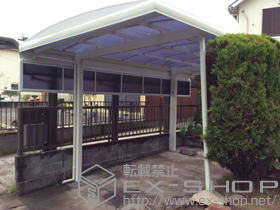 のカーポート キューブポートプラス 積雪〜20cm対応 施工例