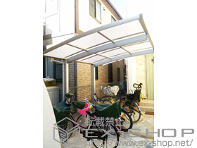 のサイクルポート・駐輪場 プレシオスポート ミニ 積雪〜20cm対応 施工例