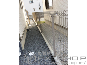 のフェンス・柵 メッシュフェンス G10 施工例
