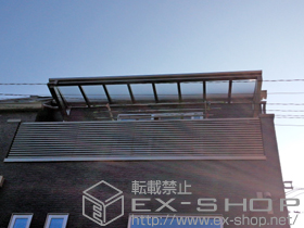 のバルコニー・ベランダ屋根 ヴェクターテラス F型 1500 ルーフタイプ 単体 積雪〜50cm対応 施工例