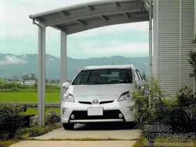 のカーポート レイナポートグラン　積雪〜20cm対応＋着脱式サポート 施工例