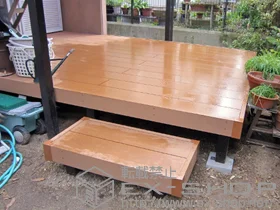 YKKAP�̃E�b�h�f�b�L ���E�b�h�f�b�L 200�{�Ɨ������E�b�h�X�e�b�v2�^ �{�H��