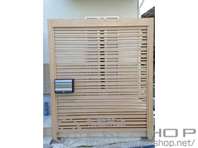 のフェンス・柵 Gスクリーン 横スリット Ｂタイプ 間仕切り施工 施工例