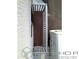 のバルコニー ビューステージHスタイル 縦太格子 単体 柱建て式 施工例