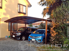 のカーポート プレシオスポート ワイド 積雪〜20cm対応 施工例